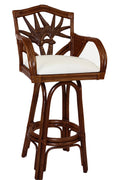 Indoor Swivel Rattan Wicker Barstool D244205