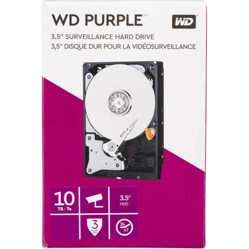 10TB 5400 RPM SATA III 3.5 Internal Surveillance Hard Drive K95486