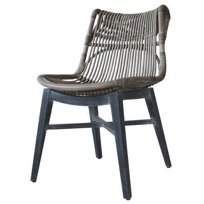Gray Slat Back Side Chair S722620