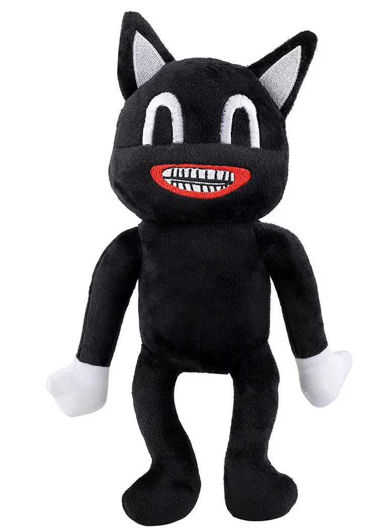 Black Cartoon Cat Plush Toy 9 Inches V5520