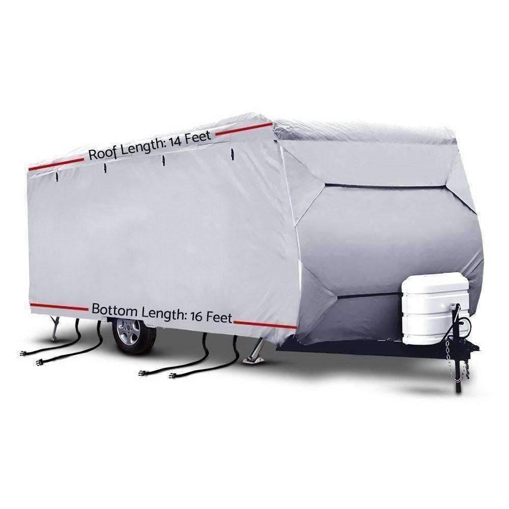14-16ft Caravan Cover Campervan 4 Layer UV Water L553032