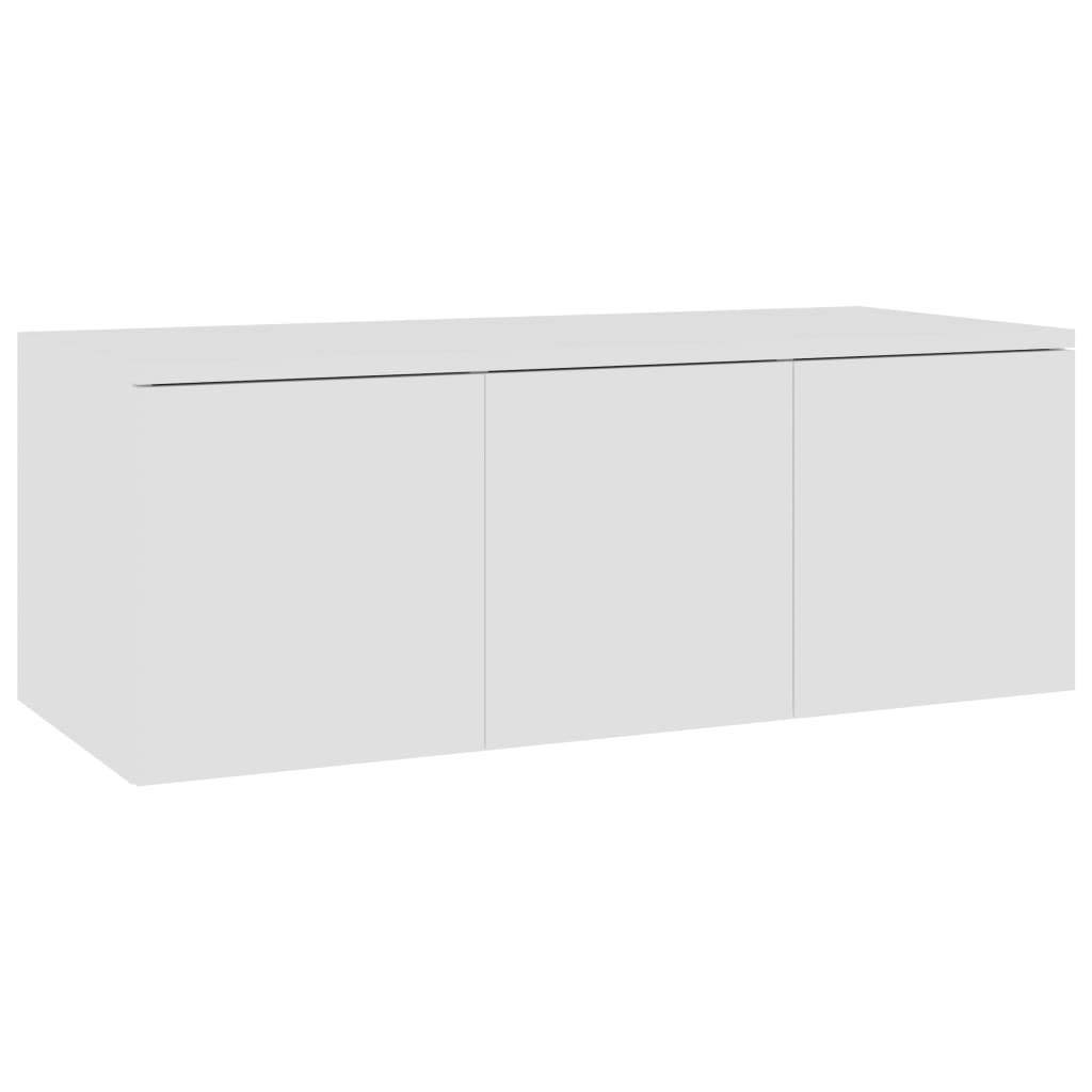 White Chipboard TV Cabinet D435350