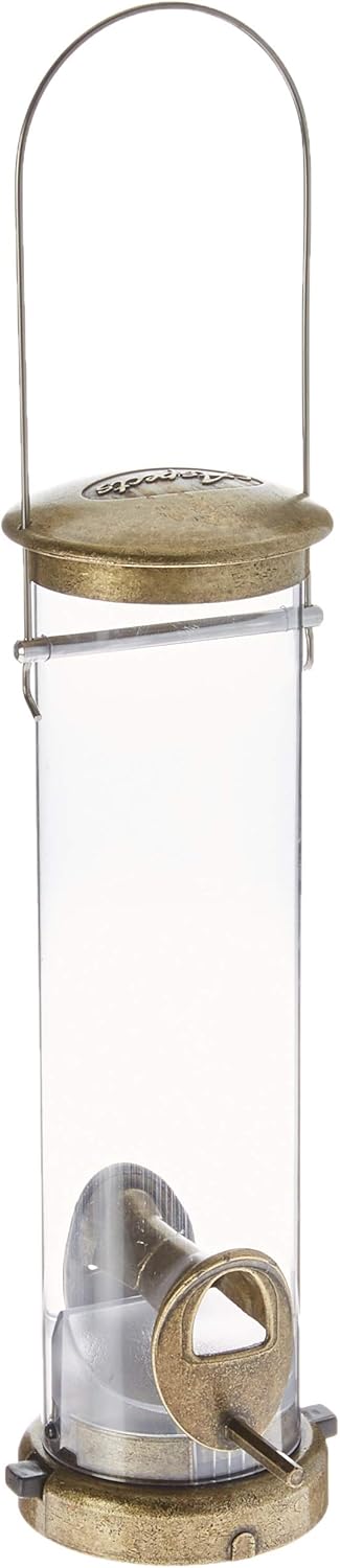Brushed Nickel Seed Tube Feeder, Pack of 2 H69477
