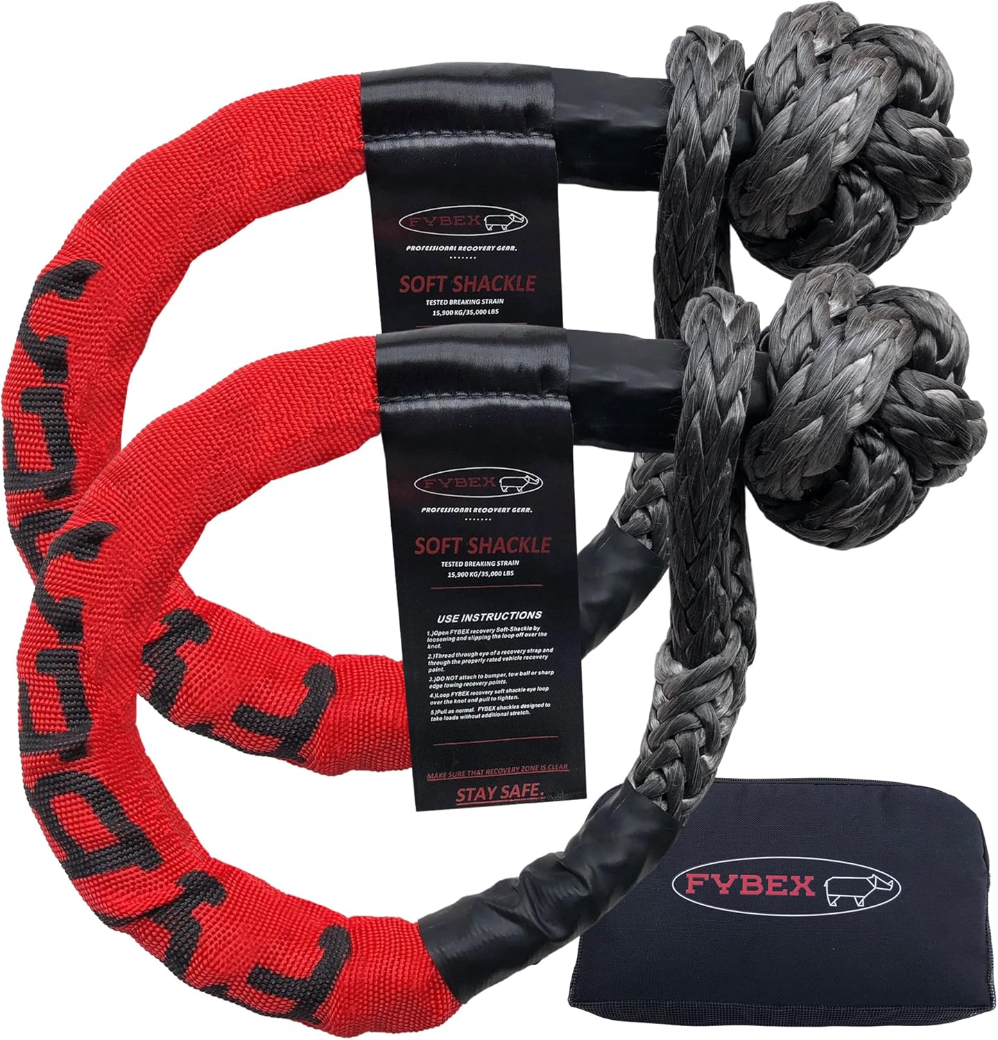 Synthetic Soft Shackle Recovery Kit Pack of 2 R934364