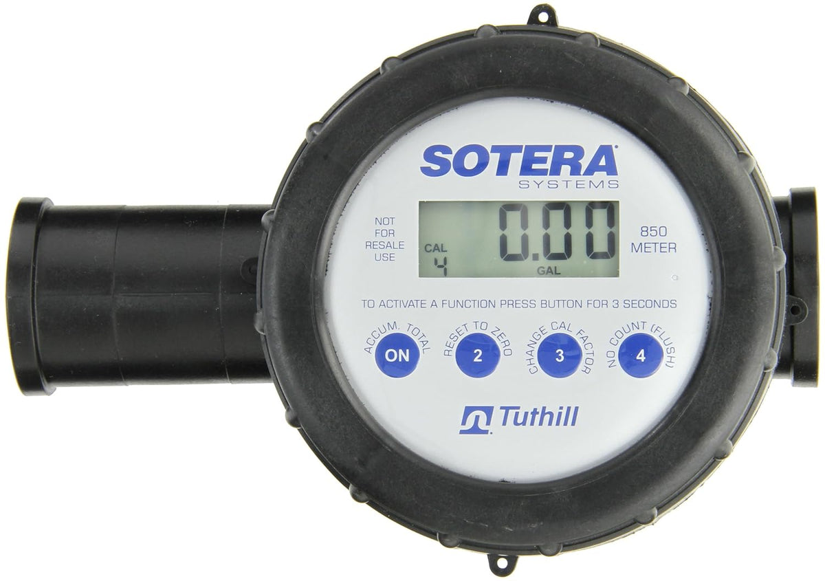 Digital Inline Nutating Disc Chemical Transfer Meter E1450