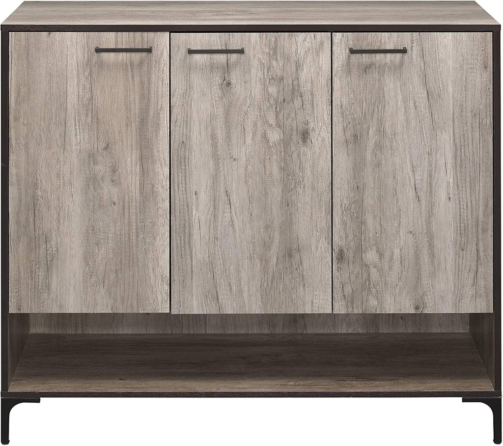 Rustic Gray Oak Cabinet X236316