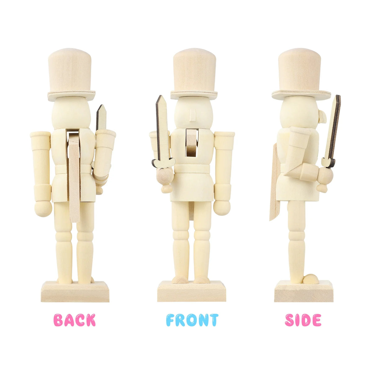 Unfinished Wooden Nutcracker Doll P5184