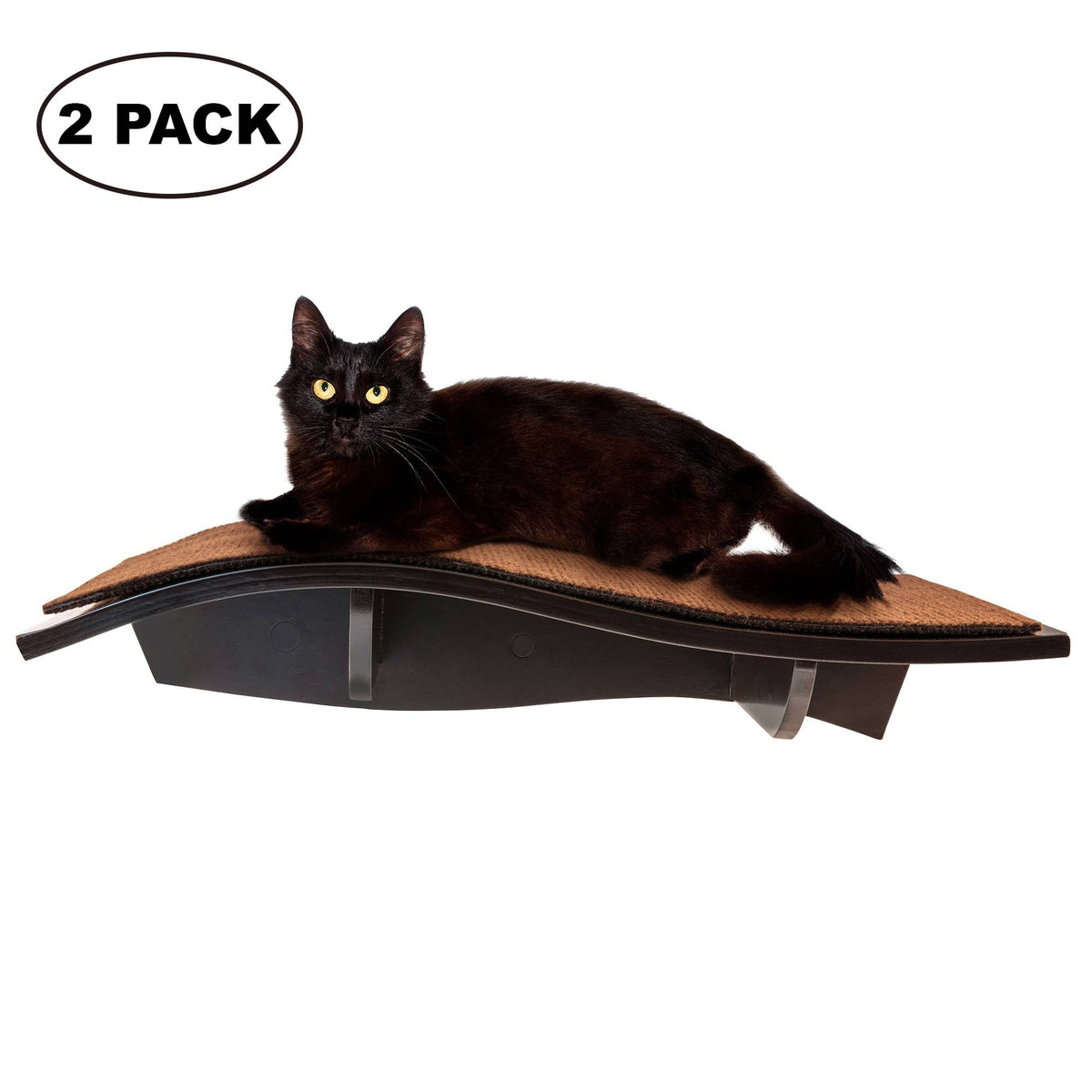 Cat Perch Wall-Mounted Wooden Shelf P187615