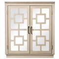 Gray Wood Accent Chest Z765