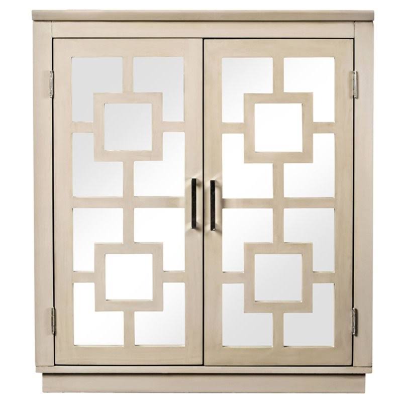 Gray Wood Accent Chest Z765