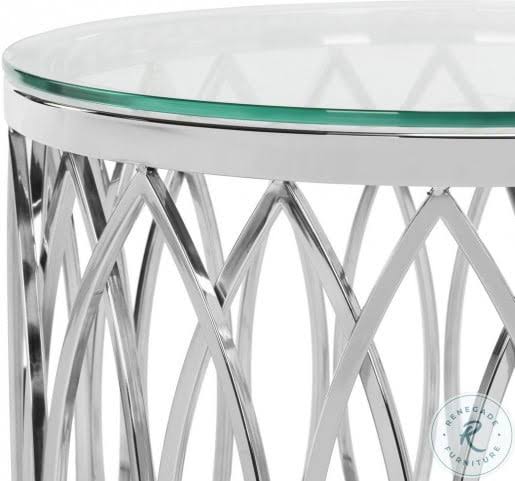 Glass Top End Table M358