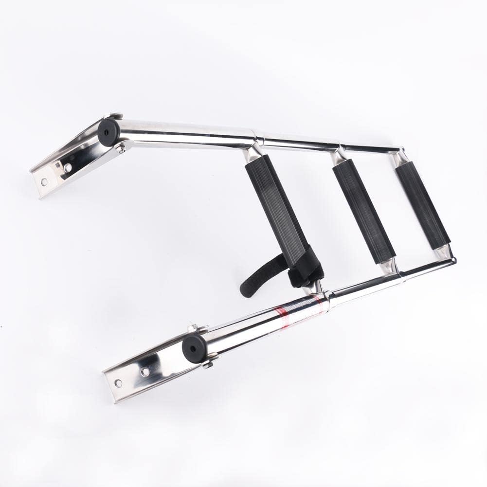 Stainless Steel Telescoping Boat Ladder Swim Step, 900 Pound Capacity, Pack of 2 O63024