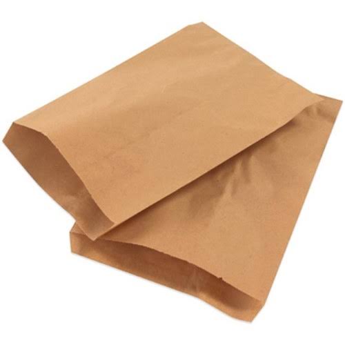 15 x 18 x 22 Kraft Flat Merchandise Bags E9011