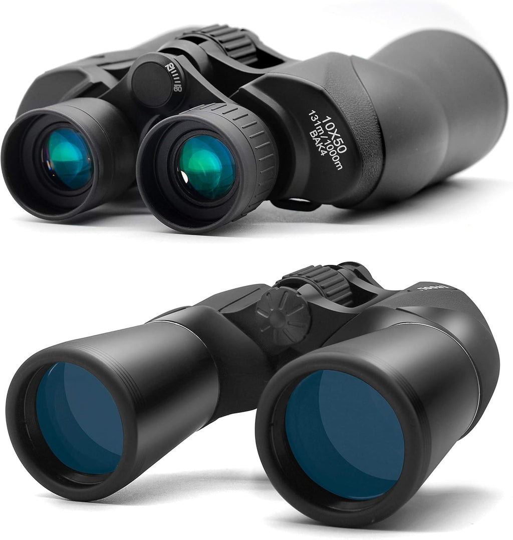 10x50 HD High Power Binoculars with Carrying Case and Neck Strap U7414