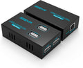 Metal USB Extender Over Cat5e/6, 50M, 4 USB 2.0 Ports, Pack of 2 P561