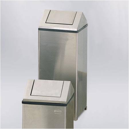 24 gal Stainless Steel Swing Top Receptacle A946