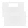 White Gazebo Sidewalls with Windows 2 pcs C108891
