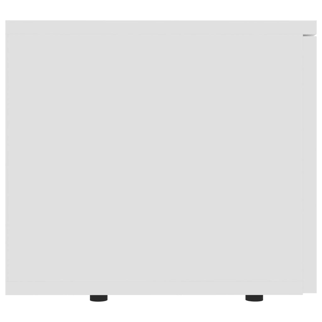 White Chipboard TV Cabinet D435350