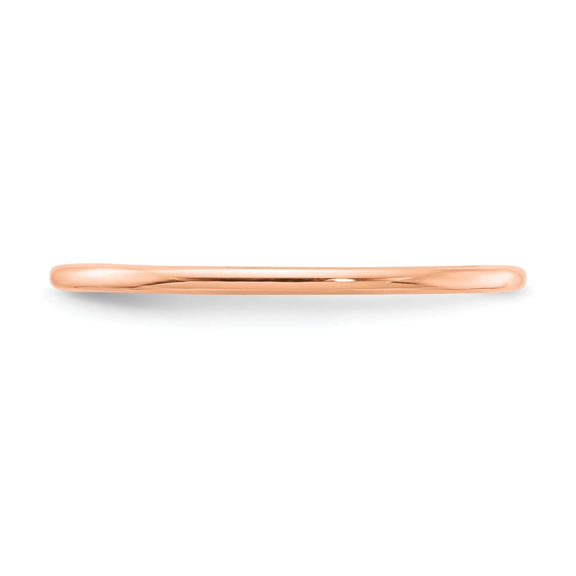 10K Rose Gold Stackable Band Ring J5692