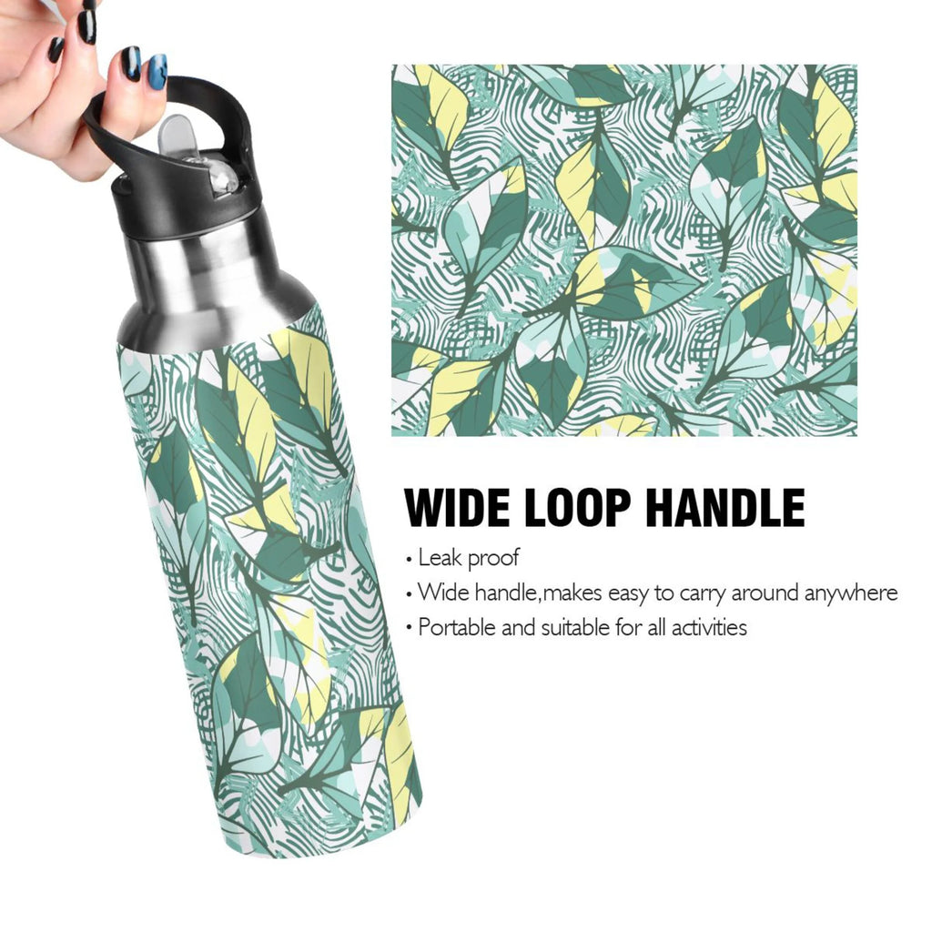 20 oz Insulated Stainless Steel Water Bottle with Straw Lid A694