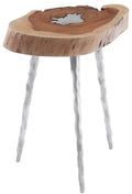 Poured Aluminum Side Table P451717