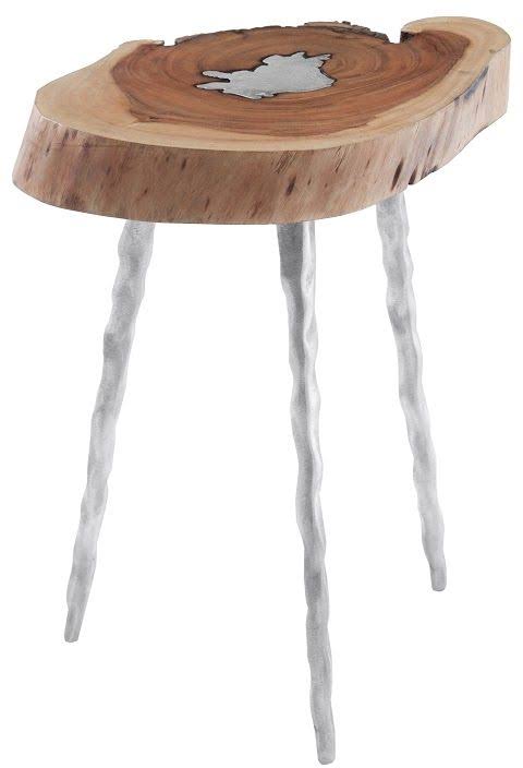Poured Aluminum Side Table P451717