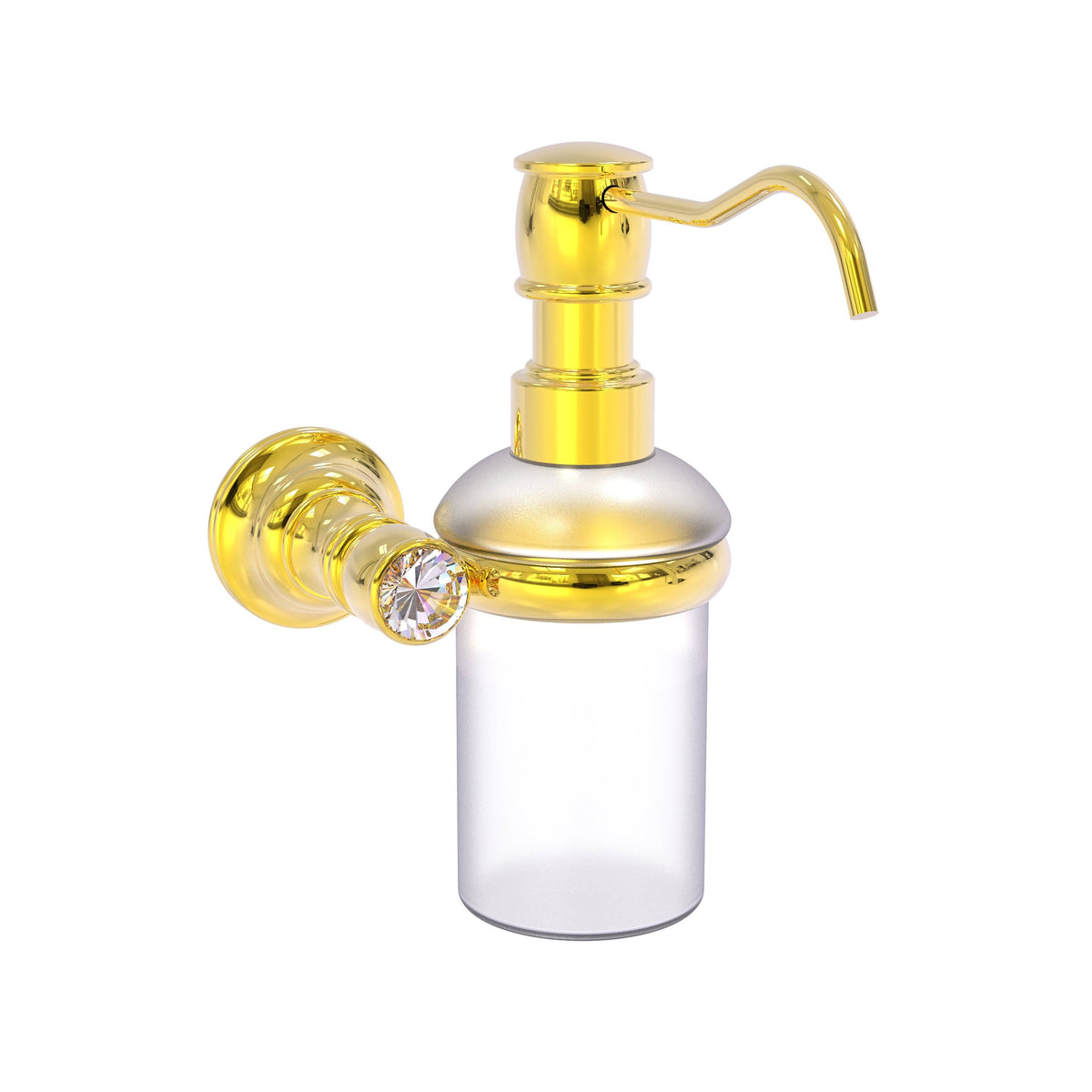 Polished Brass Wall Mounted Soap Dispenser N906
