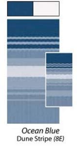 Blue/ Green RV Patio Vinyl Awning Fabric I274098