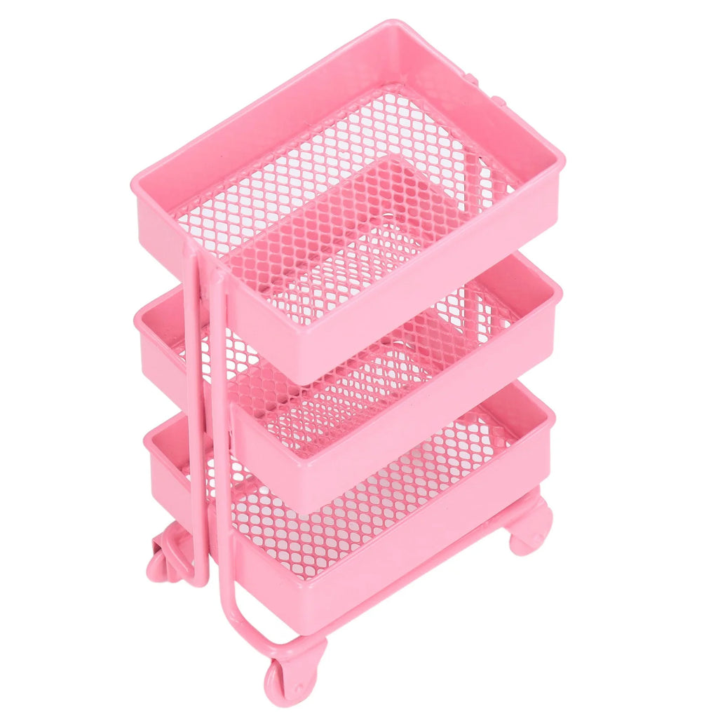 3 Tier Dollhouse Trolley Rack with Wheels Q195285