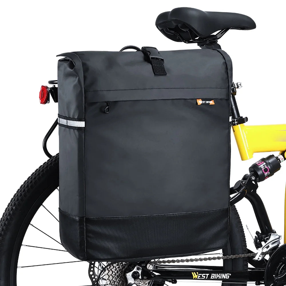 30L Reflective Bike Pannier Trunk Bag Y3111