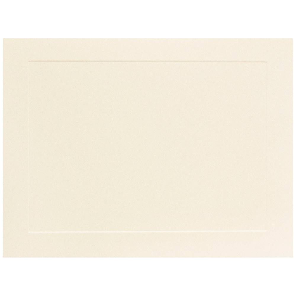 Ivory Flat Note Cards, 500/Box A86683