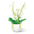 White Bell Orchid Bouquet Building Block Set J911427