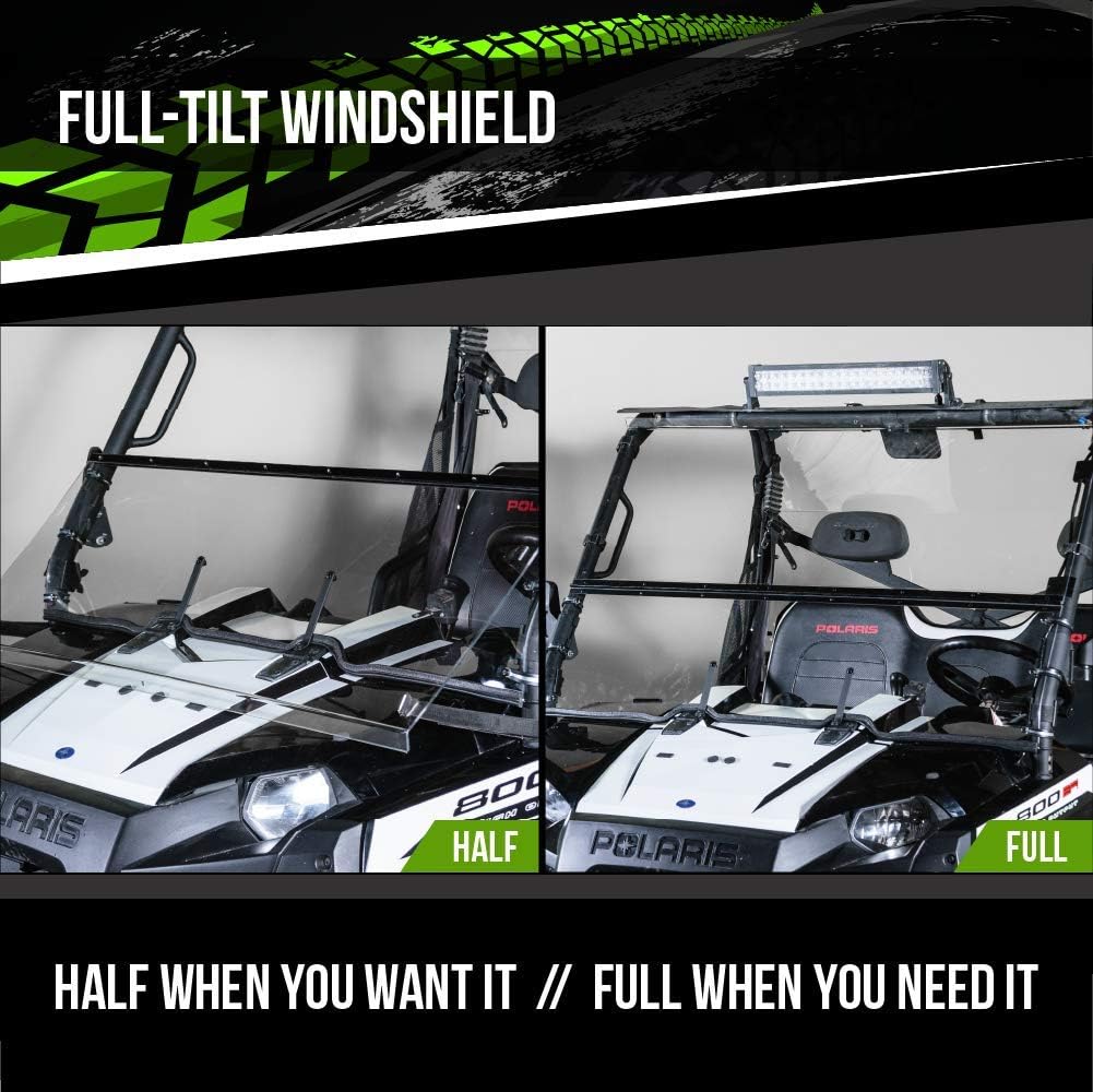 Full-Tilt Windshield for Polaris Ranger 2009 XP, 2010 – 2014 F545105