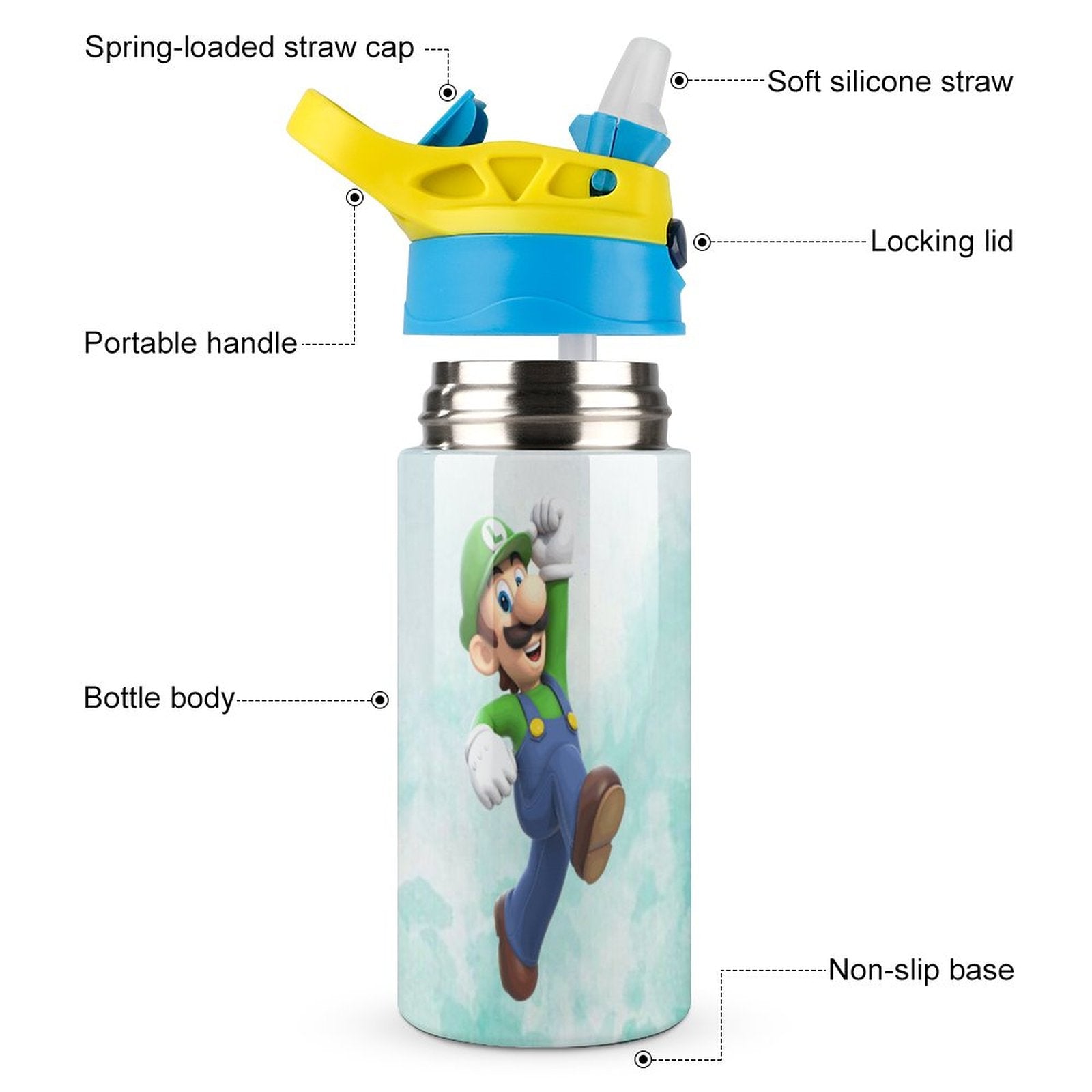 Insulated Stainless Steel Water Bottle with Straw L271