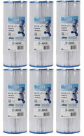 6 Pack Pool/Spa Filters, 50 Sq. ft. H95470