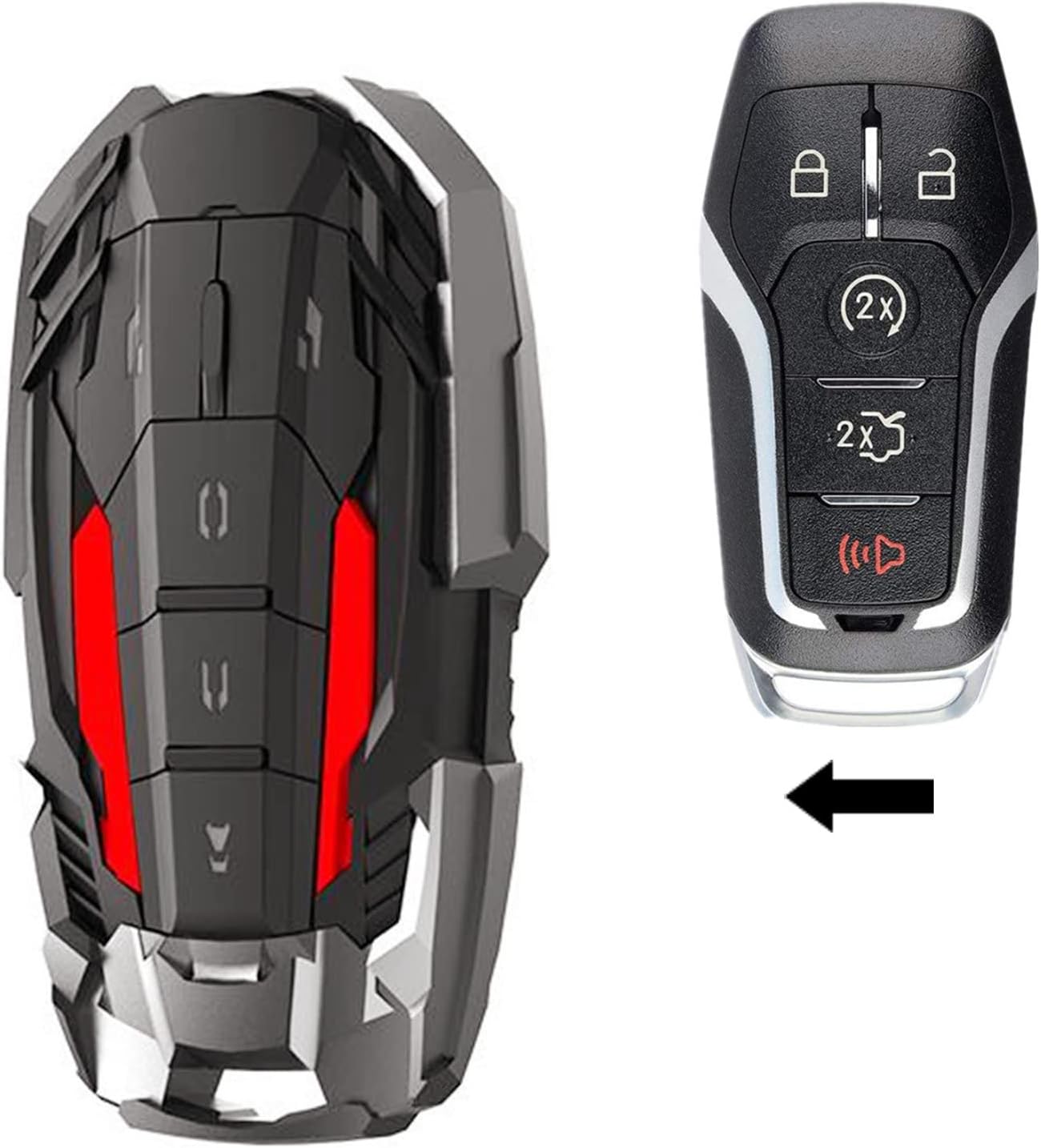 RED Pack of 2 Key Fob Case M804346