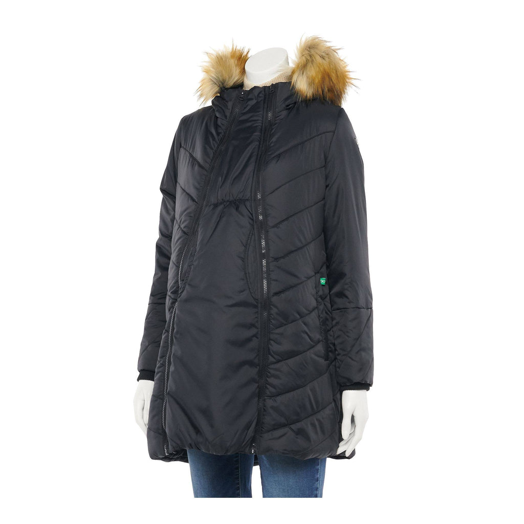 Black 3-in-1 Maternity Coat L779738