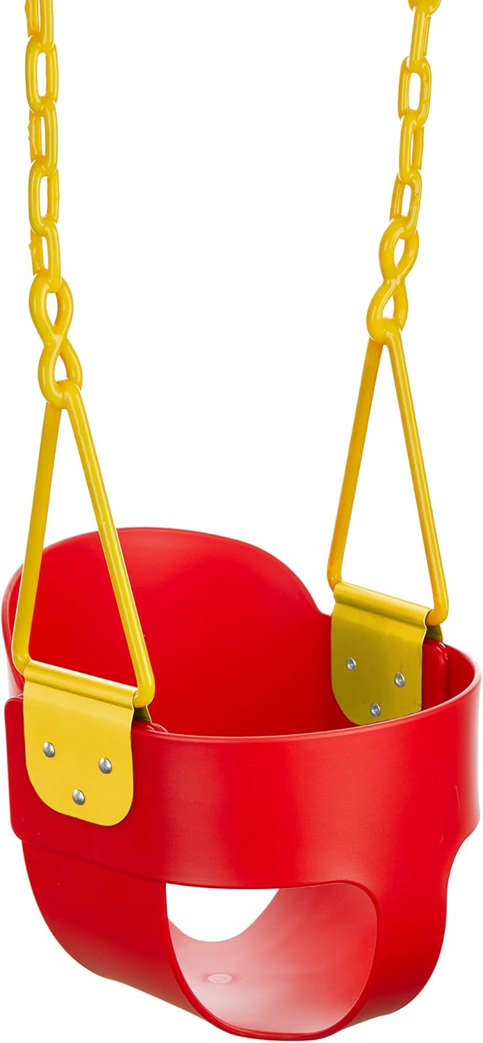 Blue Full Bucket Toddler Swing with Carabiners, Pack of 2 F793