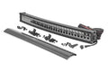30 inch Curved LED Light Bar Dual Row Black Cool White DRL J588710