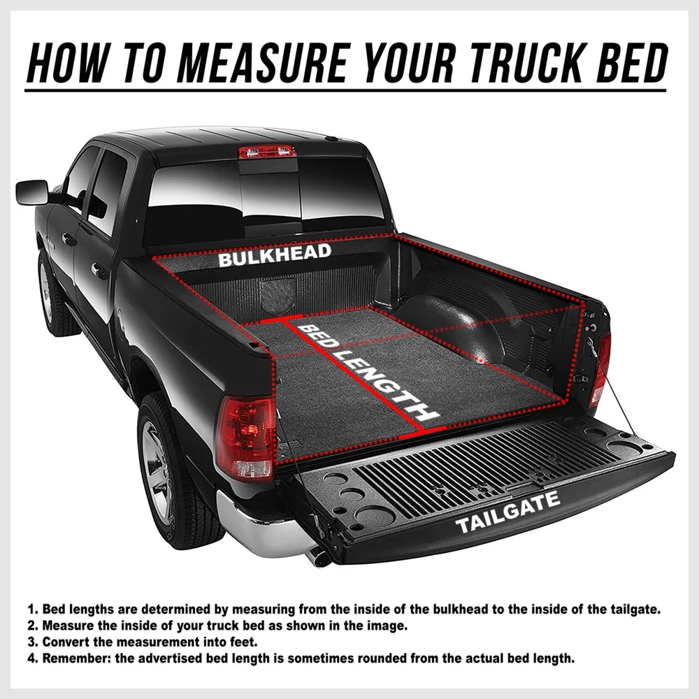 Tri-Fold Soft Tonneau Cover for Toyota Tacoma I459