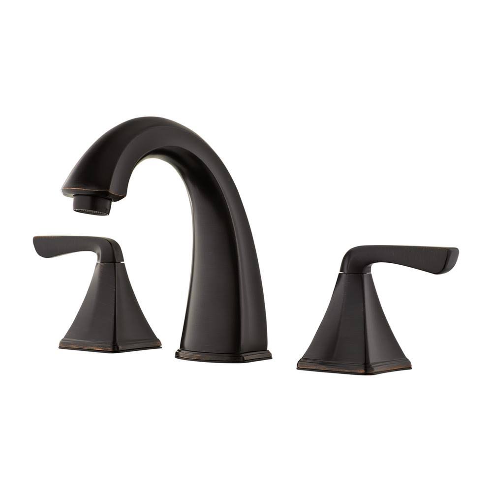 Tuscan Bronze Widespread Bathroom Faucet M374