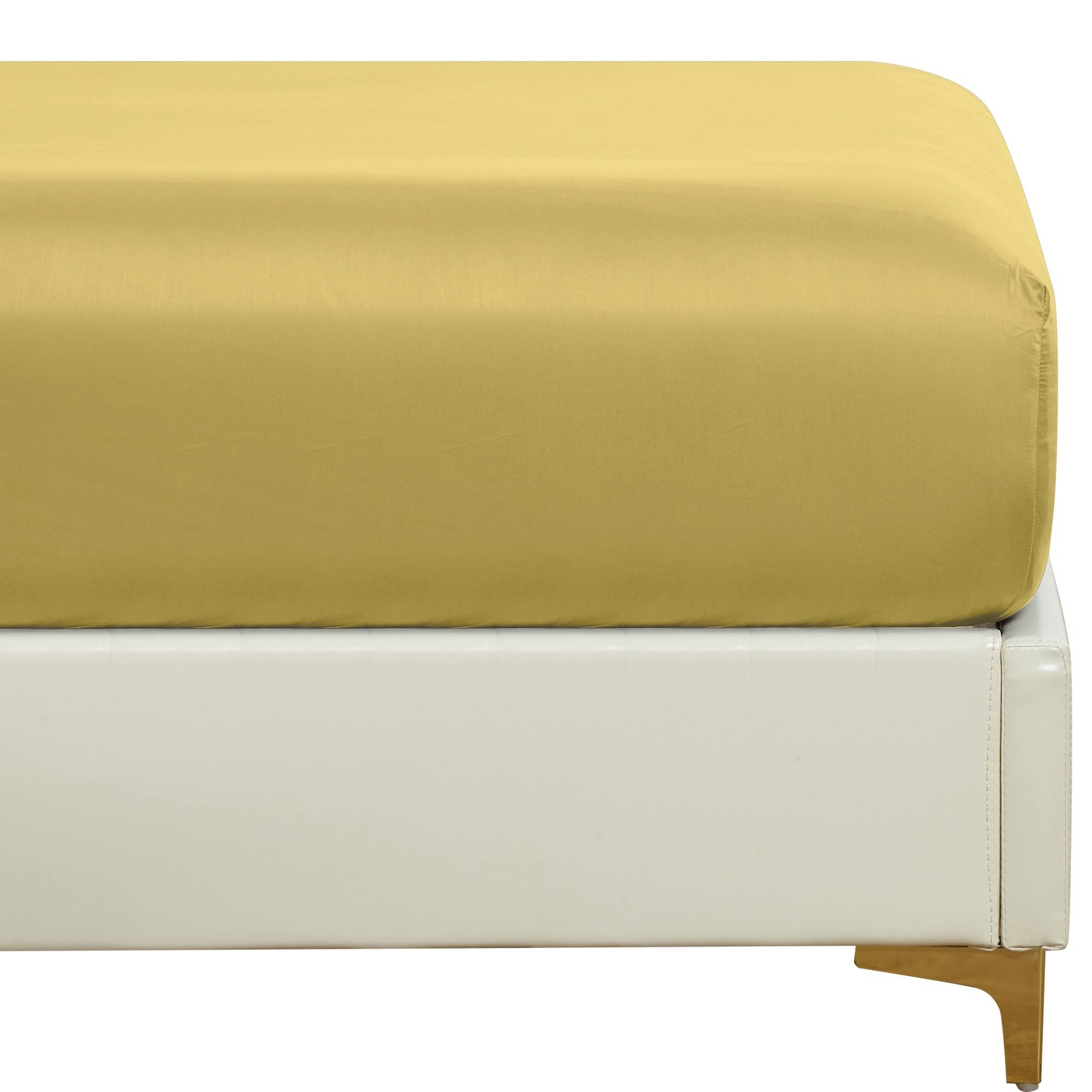 Queen Fitted Sheet, 100% Cotton Sateen X963579