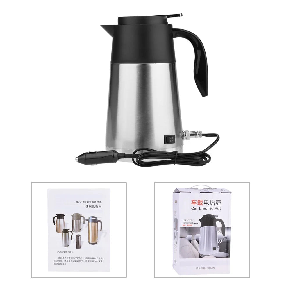 Car Kettle 1300ml Portable 24V M5513