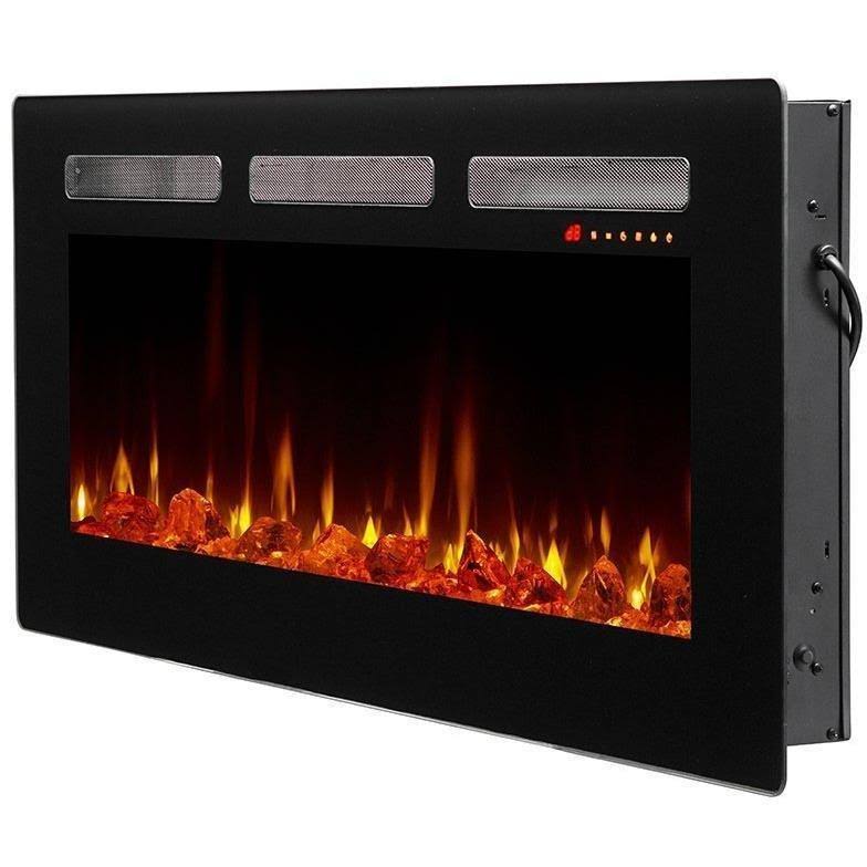 48 inch Wall/Built-In Electric Linear Fireplace D89859