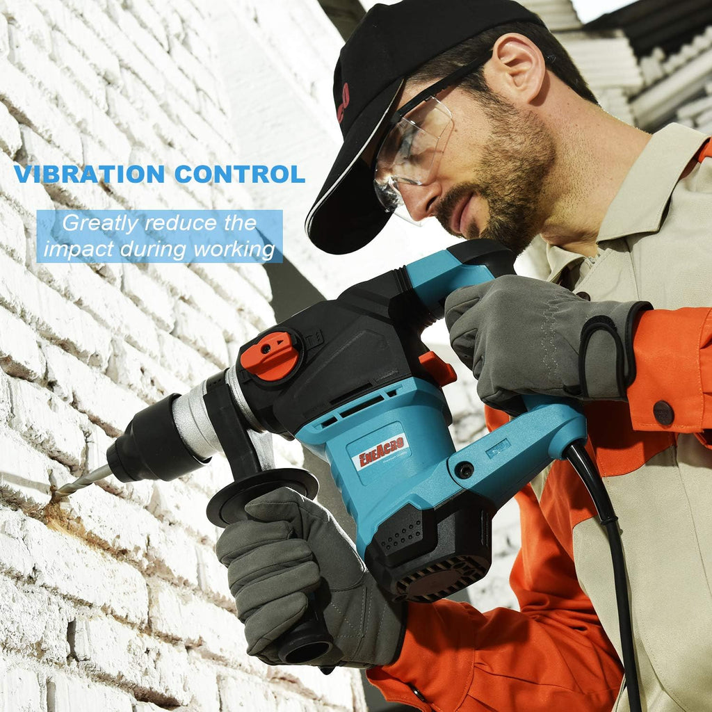 1-1/4 Inch SDS-Plus 12.5 Amp Heavy Duty Rotary Hammer Drill with Case G7951