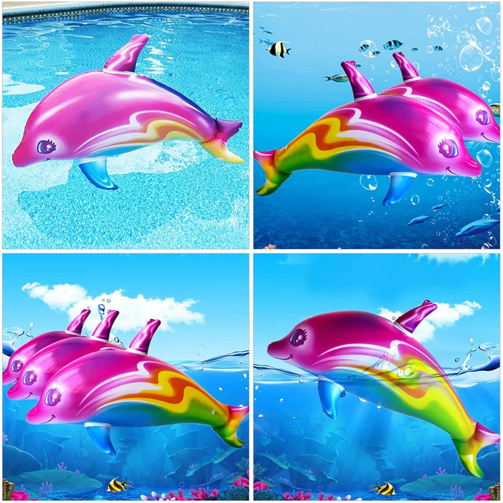2pcs Big Inflatable Dolphin Toys H817