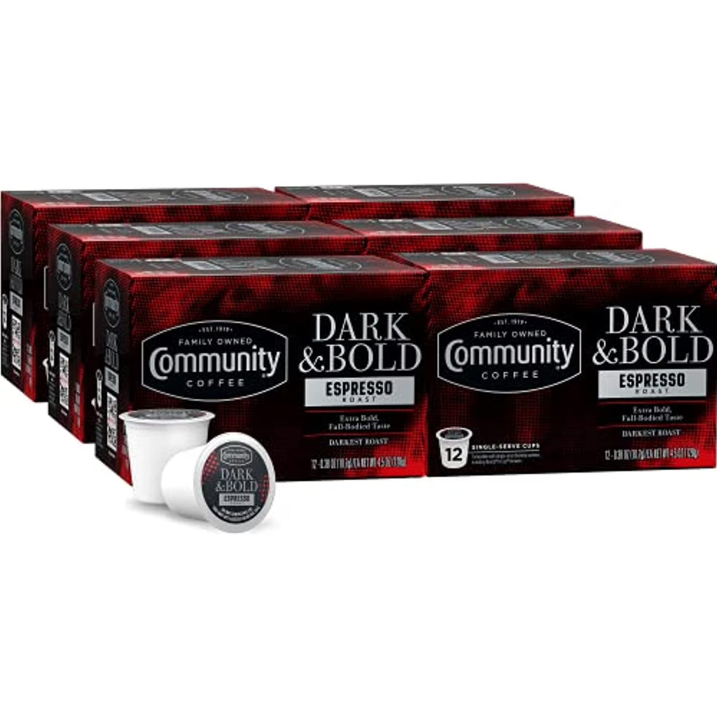 Dark & Bold Espresso Roast Coffee Pods, 72 Count Z256