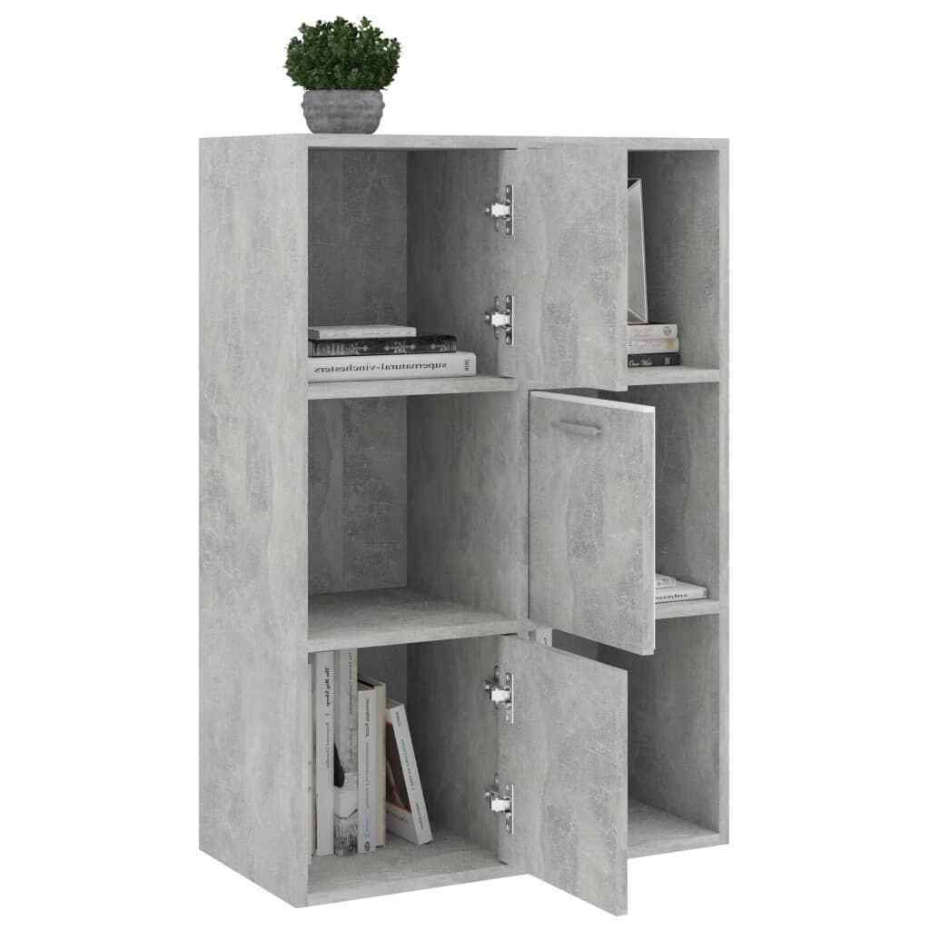 Concrete Gray Chipboard Storage Cabinet F6357