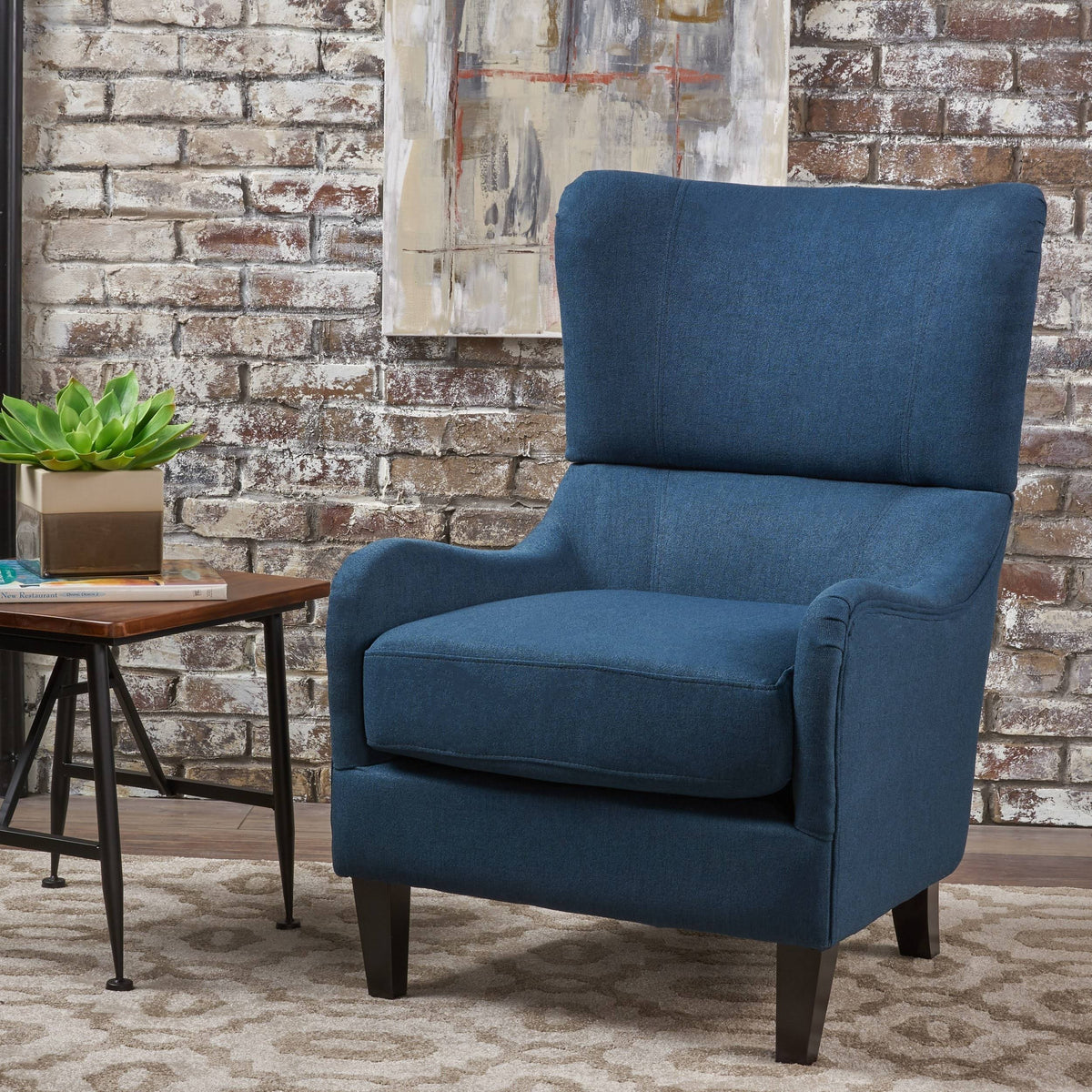 Navy Sofa Chair P8898