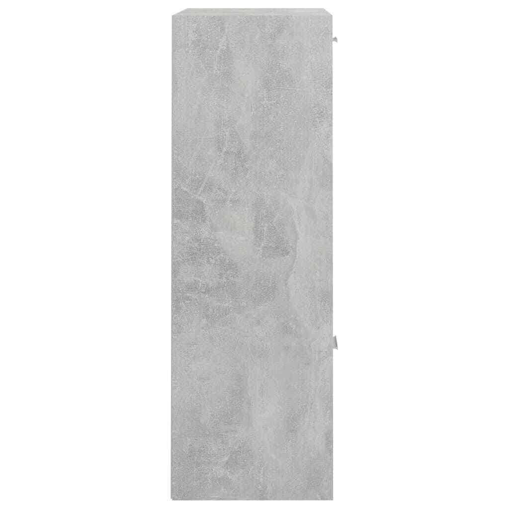 Concrete Gray Chipboard Storage Cabinet F6357